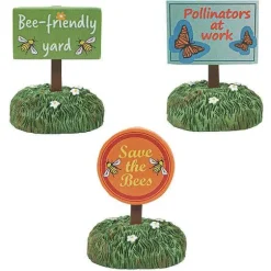 Department 56 Bee Friendly Signs St/3