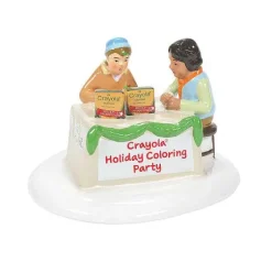 Department 56 Crayola Holiday Coloring Party Outlet