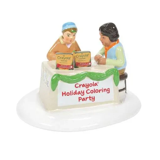 Department 56 Crayola Holiday Coloring Party Outlet