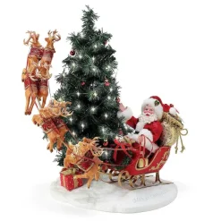 Department 56 Here Comes Santa Claus Sale