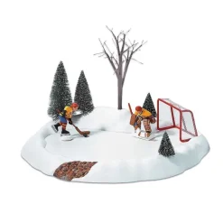 Department 56 Hockey Practice Animated