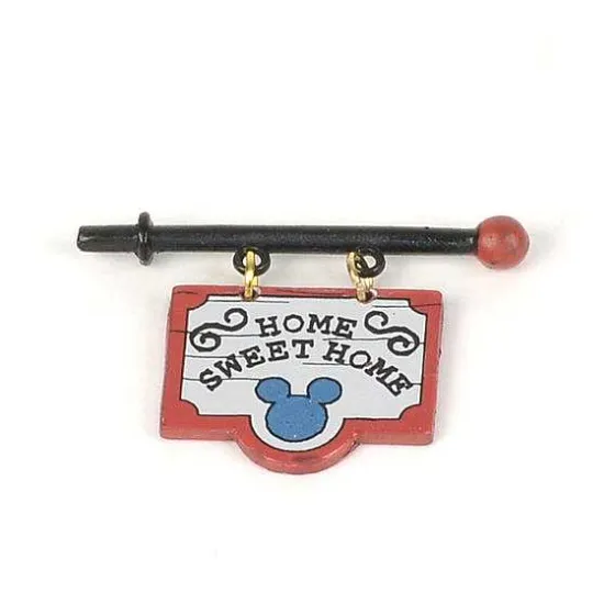 Department 56 Mickey's Cratchits' Cottage Home Sweet Home Sign Hot