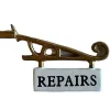 Department 56 Pointy Toed Showmaker Repairs Sign New