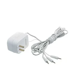 Department 56 Replacement Adapter Ac/Dc 2.5V Dc 500Ma W/3 White Male Jacks #107 New