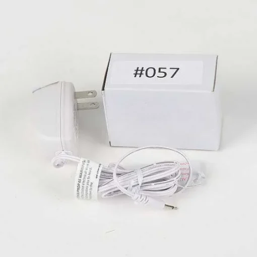 Department 56 Replacement Adapter 3V Dc 600Ma White Male Jack New