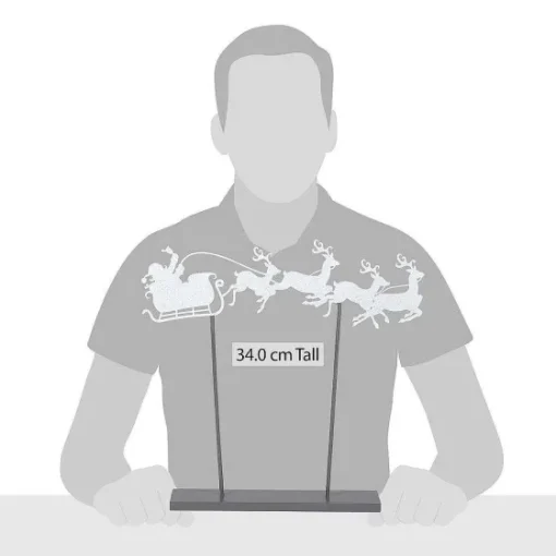 Department 56 Santa's Sleigh Silhouette Discount